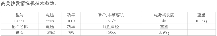 6干泡沙發(fā)清洗機(jī)GMS-1